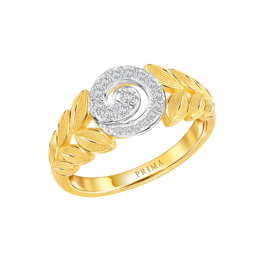PRIMA Nhẫn Vàng 24K kết hợp Kim Cương - BST Siam Panarai
