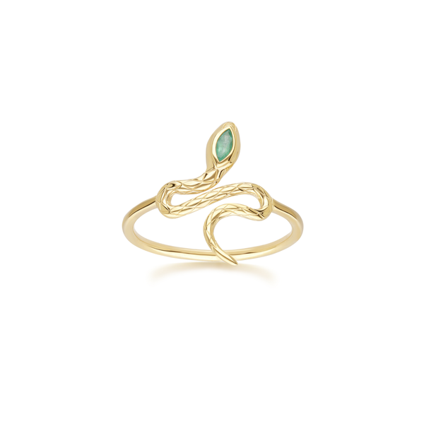 PRIMA Nhẫn Vàng 9K kết hợp Đá Màu - BST Serpent