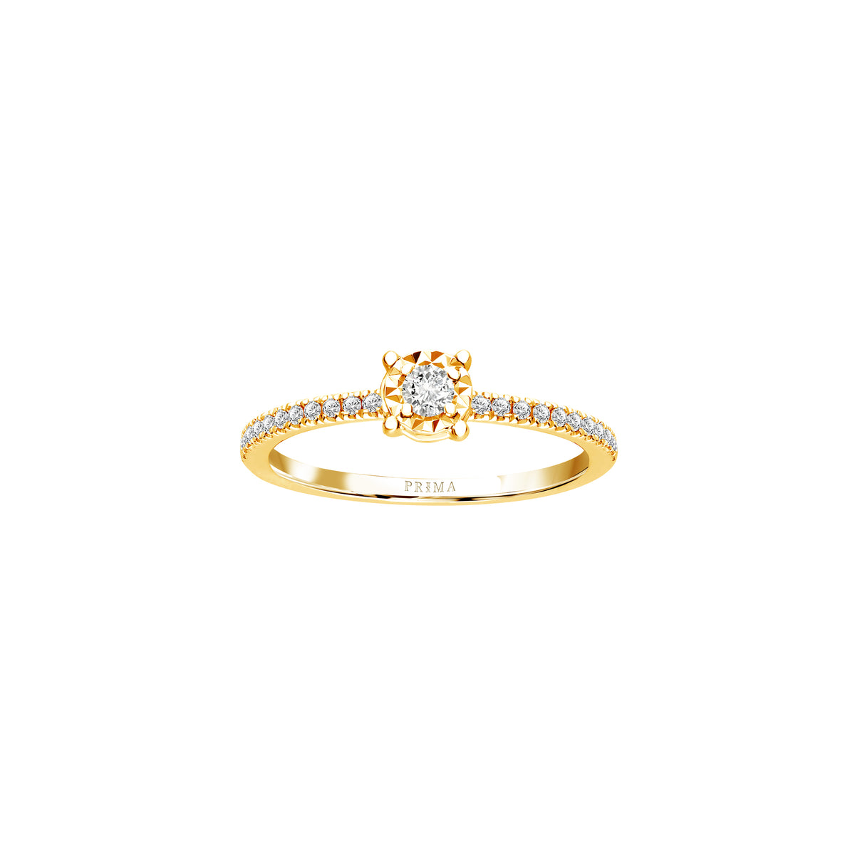 PRIMA 18K Gold Diamond Ring