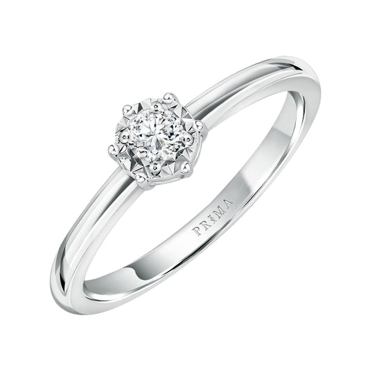 PRIMA Nhẫn Vàng 18K kết hợp Kim Cương