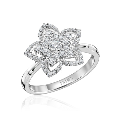 PRIMA Nhẫn Vàng 18K kết hợp Kim Cương - BST Suphannika Diamond