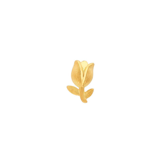 PRIMA Hoa tai Vàng 24K kiểu dáng Hoa Tulip - BST Mono chic ( 1 chiếc)