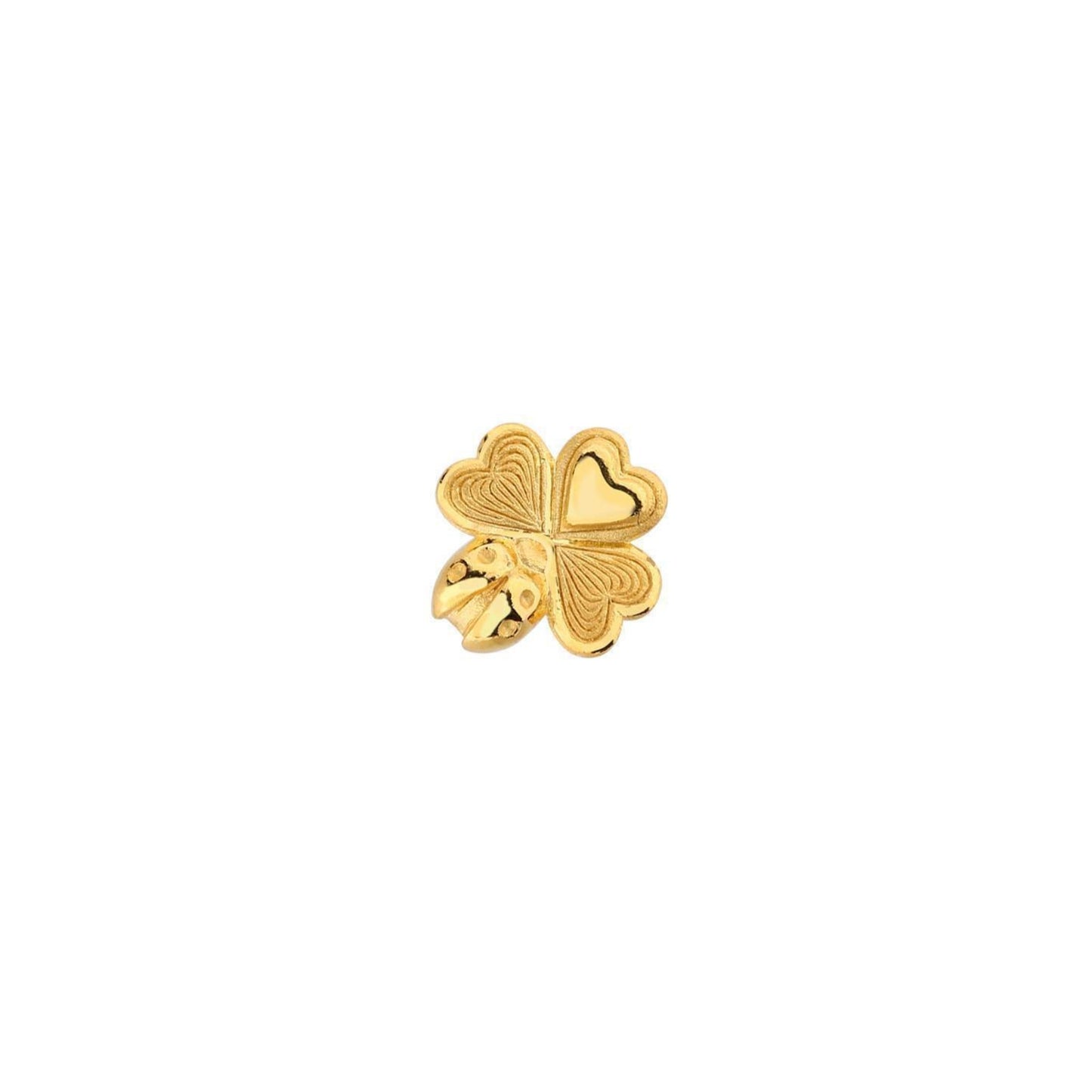 PRIMA 24K Gold Earring Lucky Flower Mono Chic Collection (1 pcs)