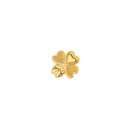 PRIMA 24K Gold Earring Lucky Flower Mono Chic Collection (1 pcs)