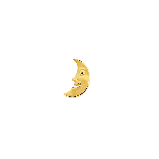 PRIMA 24K Gold Earring Little Moon Mono Chic Collection (1 pcs)