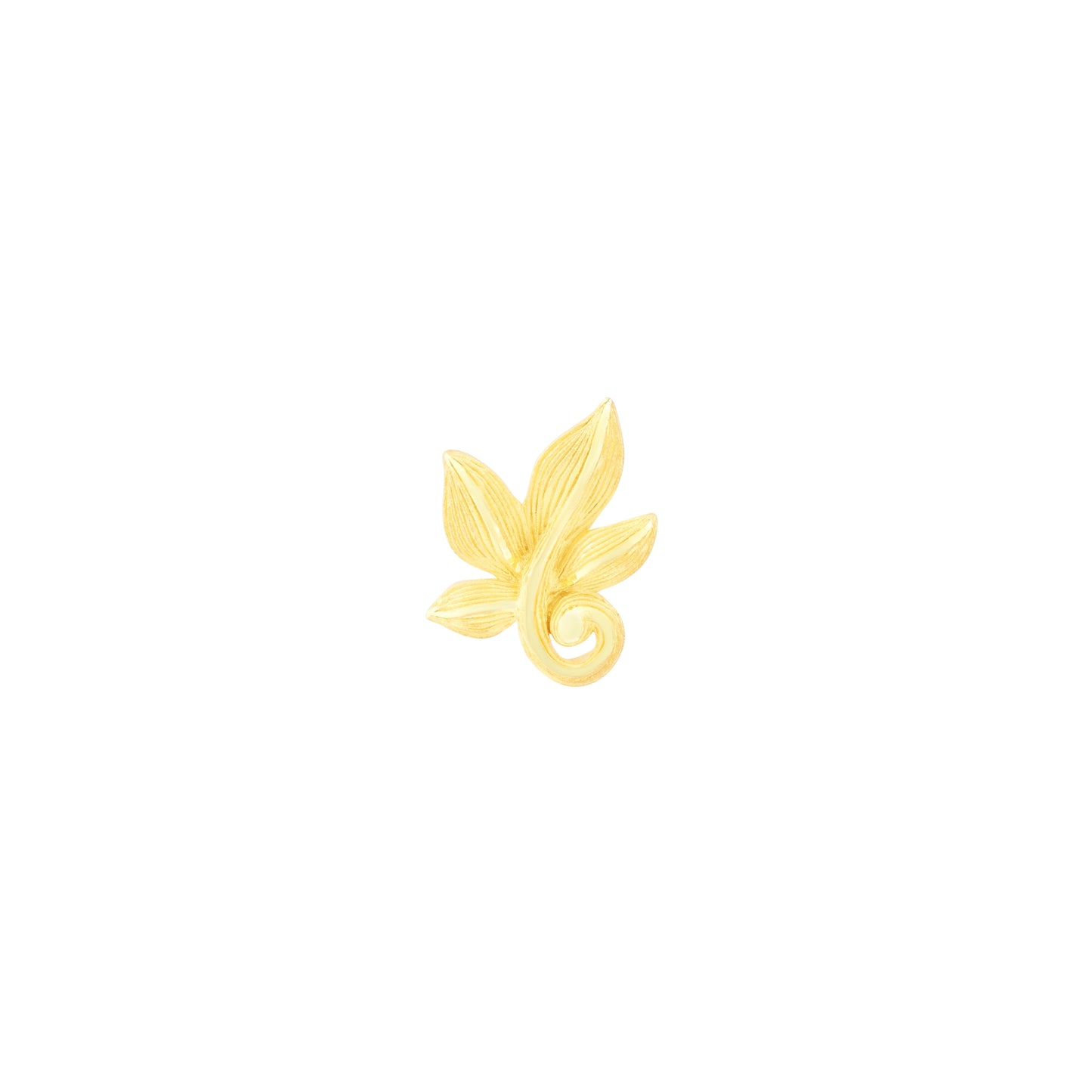 PRIMA 24K Gold Earring Leaf Mono Chic Collection (1 pcs)