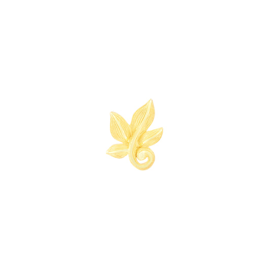 PRIMA 24K Gold Earring Leaf Mono Chic Collection (1 pcs)