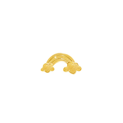 PRIMA 24K Gold Earring - Rainbow Mono chic Collection (1 pcs)