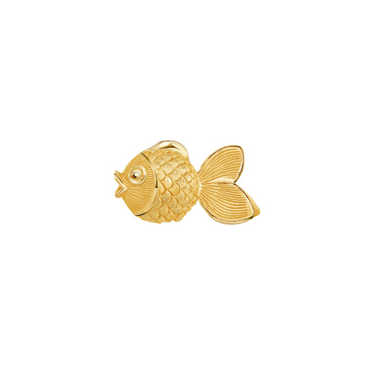 PRIMA Hoa tai Vàng 24K kiểu dáng Cá Vàng - BST Mono chic ( 1 chiếc)