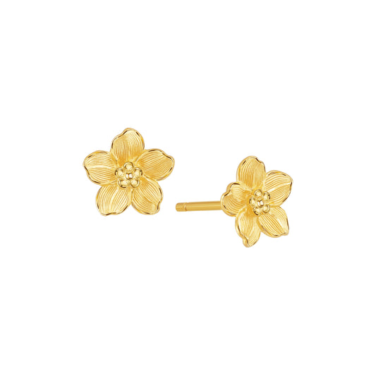 PRIMA Hoa tai Vàng 24K kiểu dáng Hoa Lưu Ly - BST Forget Me Not