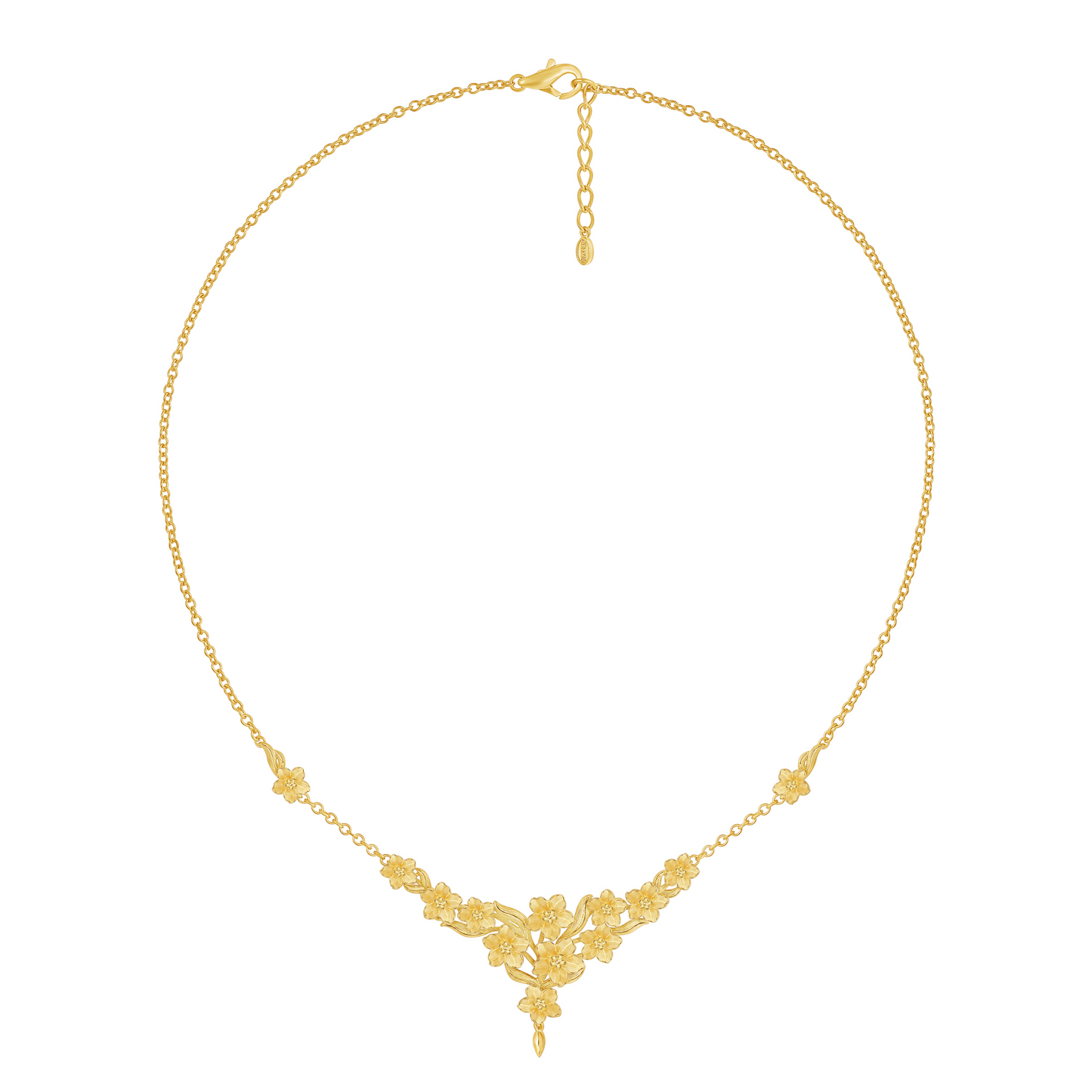 PRIMA Vòng cổ Vàng 24K kiểu dáng dài Hoa Lưu Ly - BST Forget Me Not