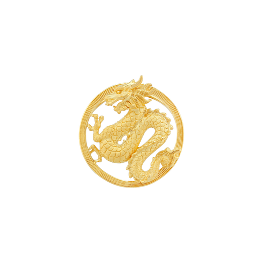 PRIMA 24K Gold Pendant Dragon Collection