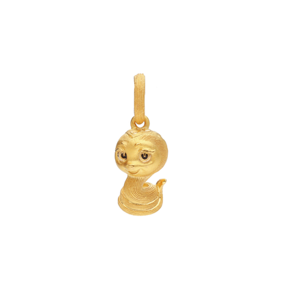 PRIMA 24K Gold Pendant Snake Zodiac Collection