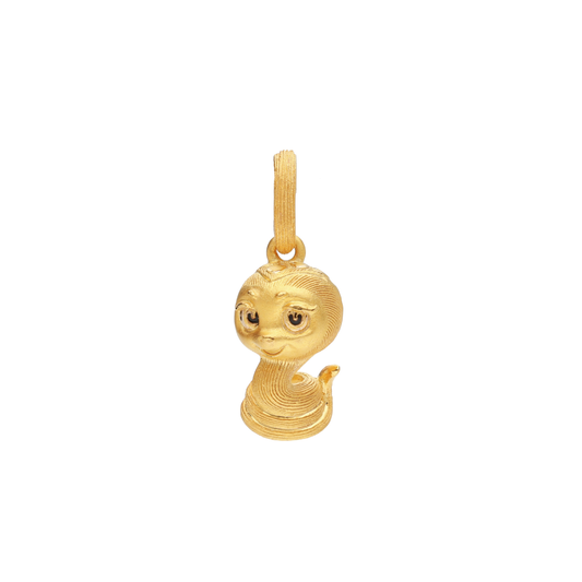 PRIMA 24K Gold Pendant Snake Zodiac Collection