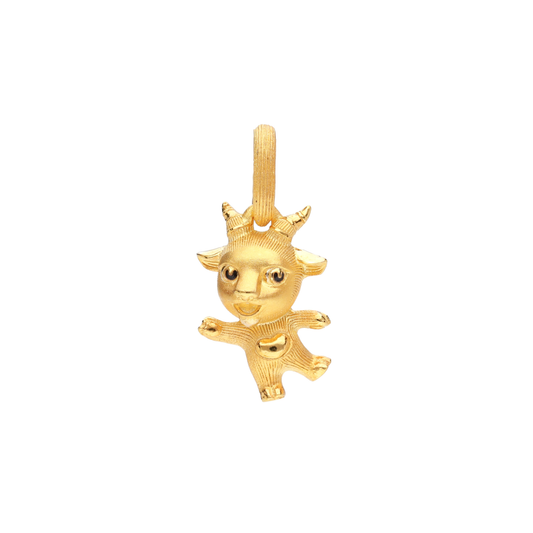 PRIMA 24K Gold Pendant Goat Zodiac Collection