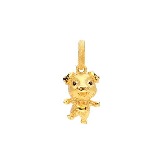 PRIMA 24K Gold Pendant Pig Zodiac Collection