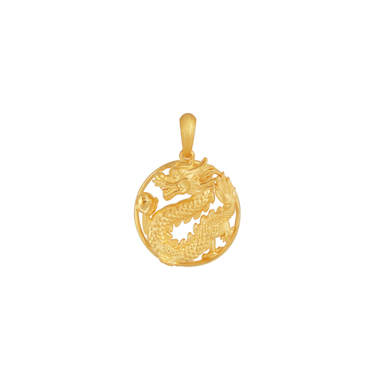 PRIMA 24K Gold Pendant Dragon Collection