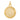 PRIMA 24K Gold Pendant "Lu" Symbol & Geometric Halo Happy and Glory Collection