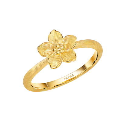 PRIMA Nhẫn Vàng 24K kiểu dáng Hoa Lưu Ly - BST Forget Me Not