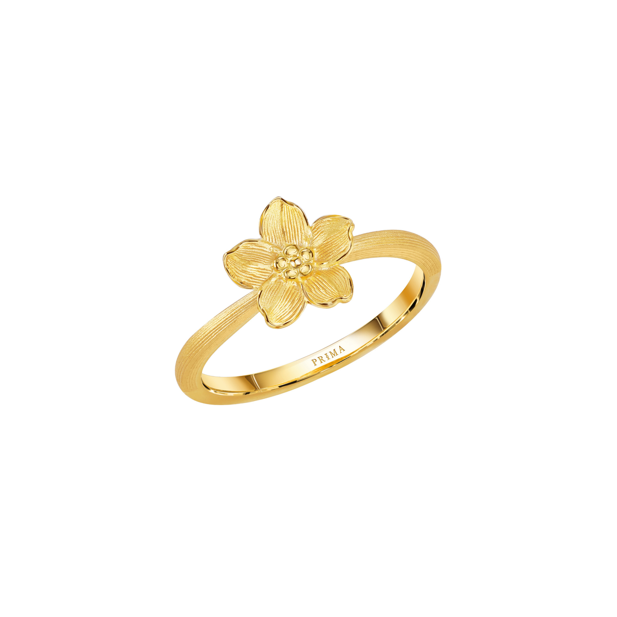 PRIMA 24K Gold Ring - Forget Me Not Collection