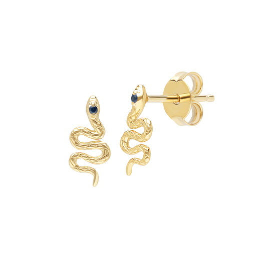 PRIMA Hoa tai Vàng 9K kết hợp Đá Màu - BST Serpent