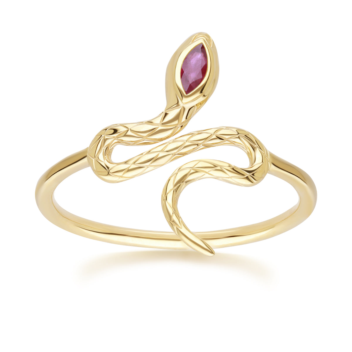 PRIMA Nhẫn Vàng 9K kết hợp Đá Màu - BST Serpent