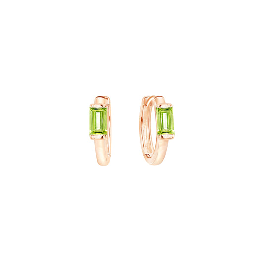 PRIMA Hoa tai Vàng 9K kết hợp Đá Màu Peridot - BST Color Pop Confetti