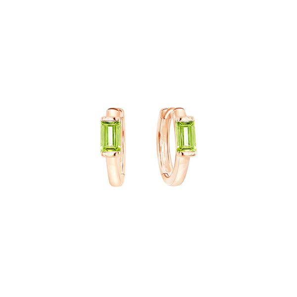 PRIMA Hoa tai Vàng 9K kết hợp Đá Màu Peridot - BST Color Pop Confetti