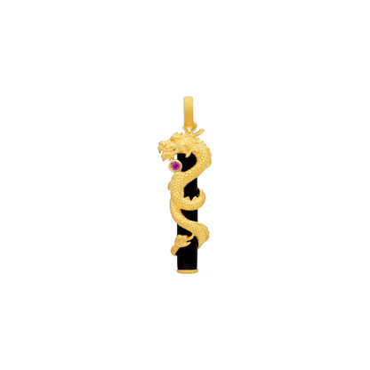 PRIMA 24K Gold Pendant Dragon Men Collection