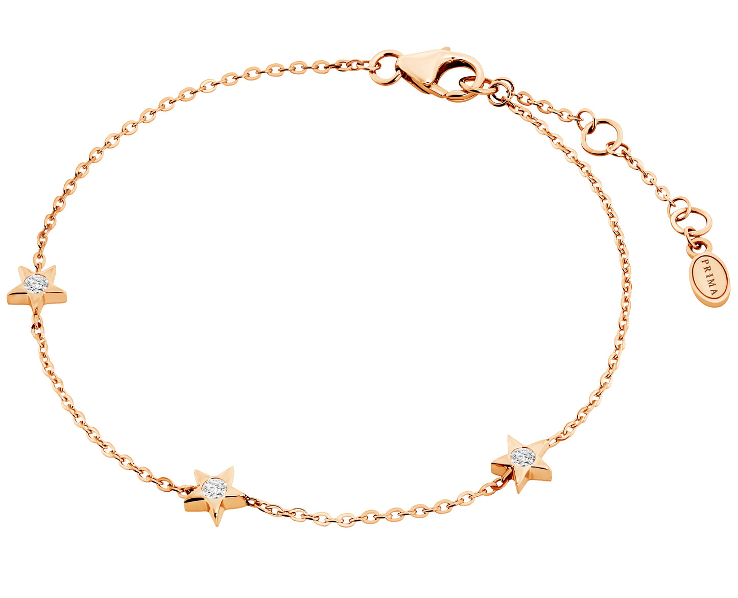 PRIMA 9K Gold Diamond Bracelets Little Star Collection