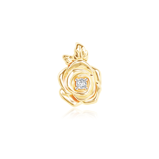 PRIMA Mặt dây chuyền Vàng 9K kết hợp Kim Cương - BST Rosanna
