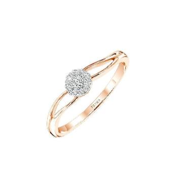 PRIMA 9K Gold Diamond Ring Demi Collection