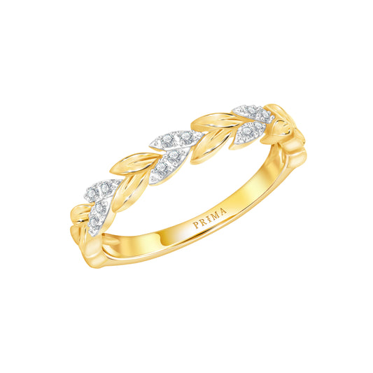 PRIMA Nhẫn Vàng 9K kết hợp Kim Cương - BST Victoriana