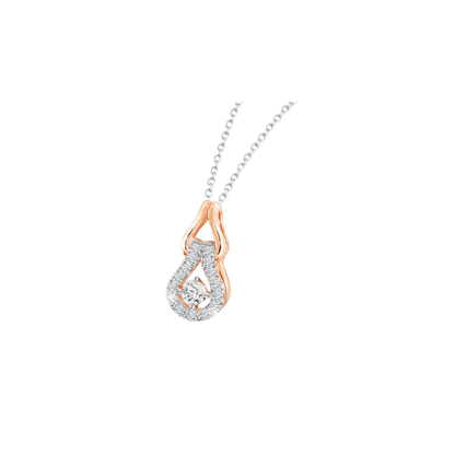 PRIMA Mặt dây chuyền Vàng 18K kết hợp Kim Cương - BST Infinity