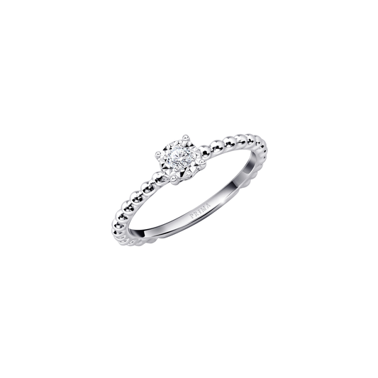 PRIMA Nhẫn Vàng 18K kết hợp Kim Cương
