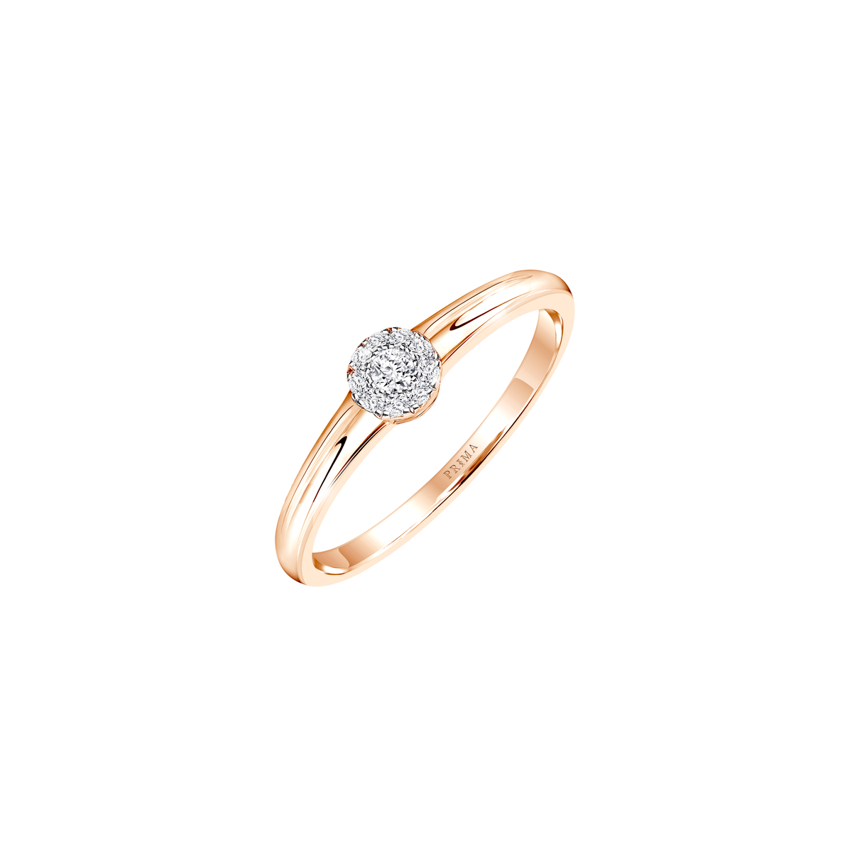 PRIMA Nhẫn Vàng 9K kết hợp Kim Cương - BST Demi