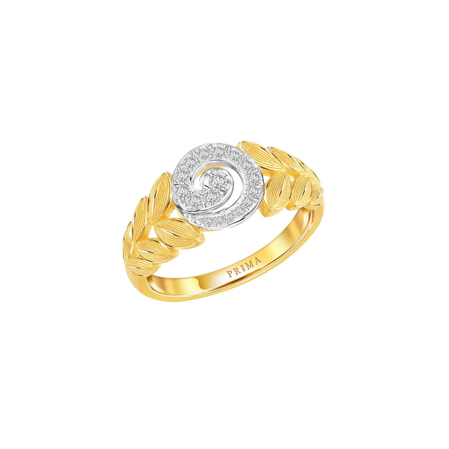 PRIMA 24K Gold Diamond Ring - Siam Panarai Collection