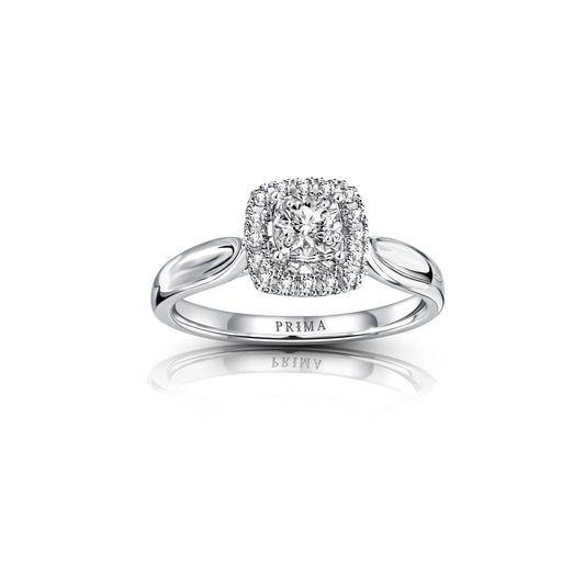 PRIMA Nhẫn Vàng 18K kết hợp Kim Cương