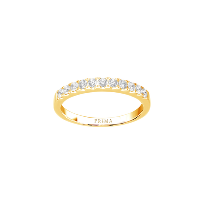 PRIMA Nhẫn Vàng 18K kết hợp Kim Cương