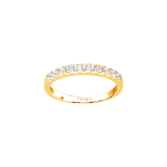 PRIMA Nhẫn Vàng 18K kết hợp Kim Cương
