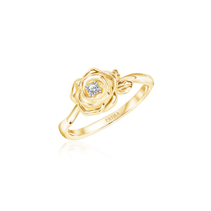 PRIMA 9K Gold Diamond Ring Rosanna 9K Collection