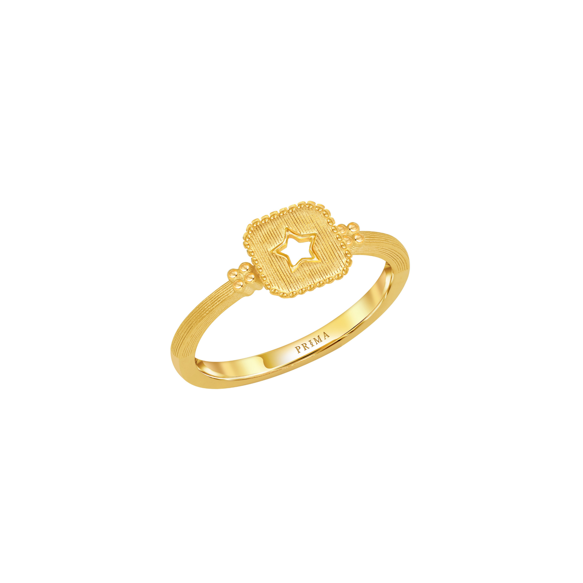 PRIMA 24K Gold Ring - Geometry Collection