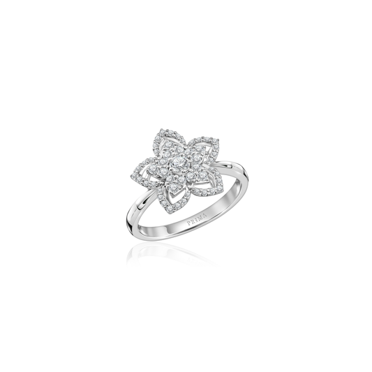 PRIMA Nhẫn Vàng 18K kết hợp Kim Cương - BST Suphannika Diamond