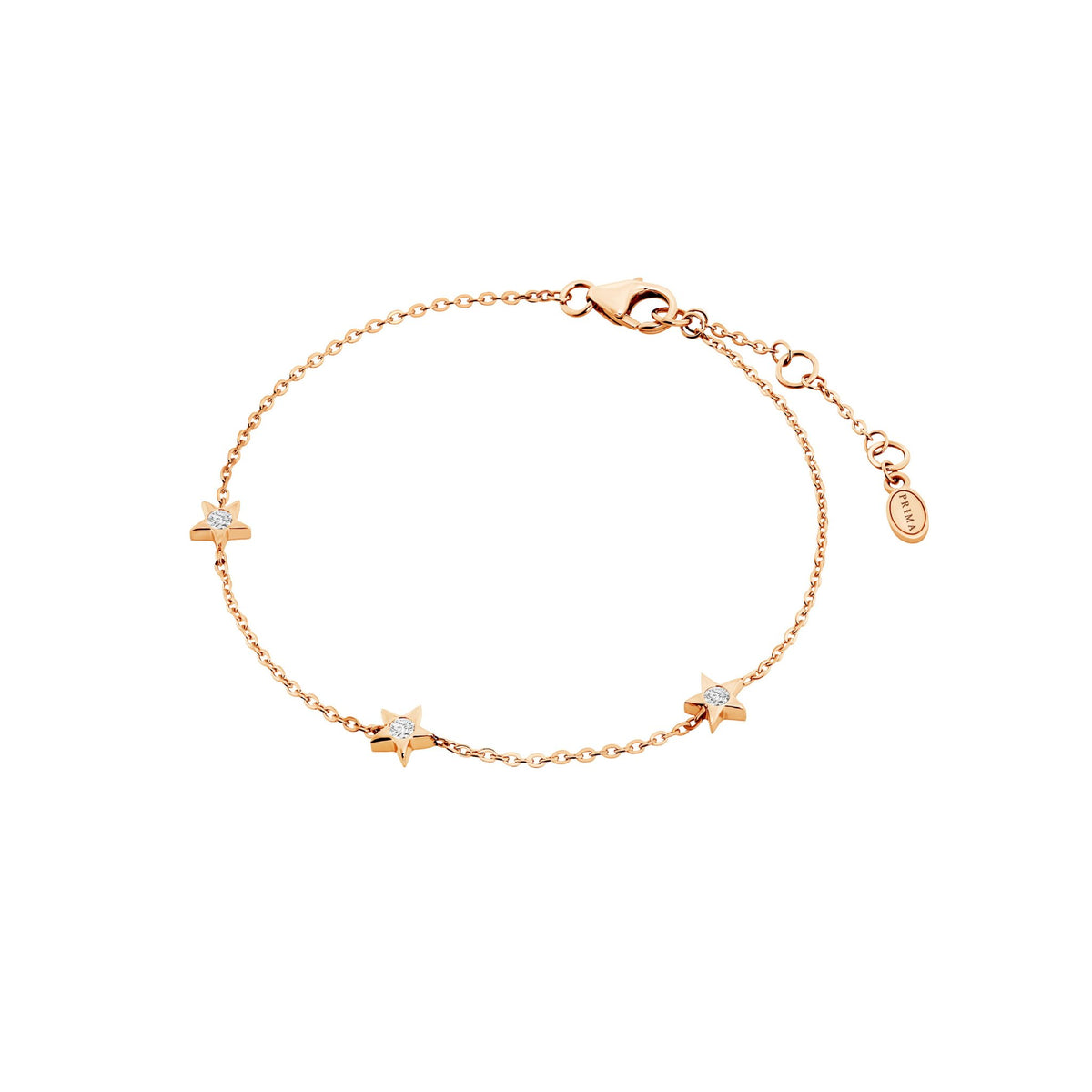 PRIMA Lắc tay Vàng 9K kết hợp Kim Cương - BST Little Star