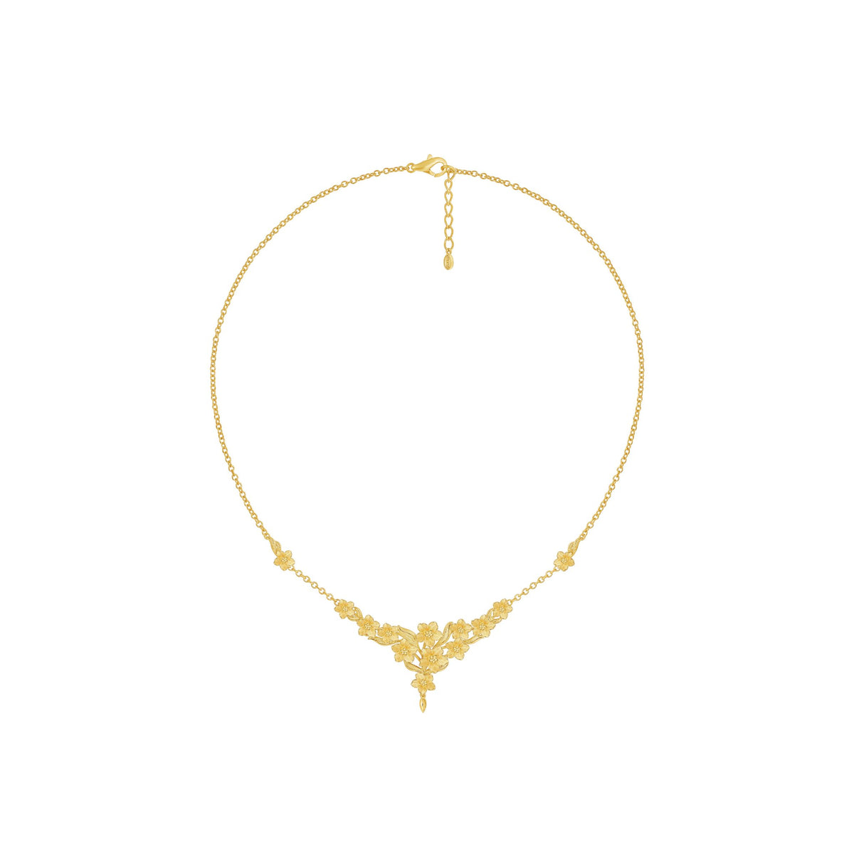 PRIMA Vòng cổ Vàng 24K kiểu dáng dài Hoa Lưu Ly - BST Forget Me Not