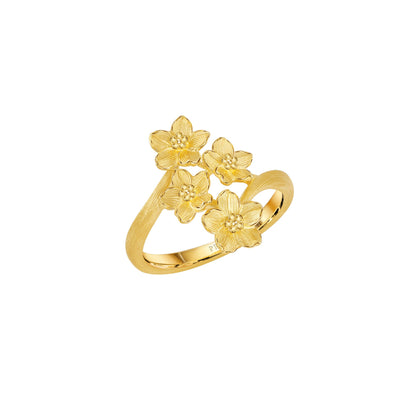 PRIMA Nhẫn Vàng 24K kiểu dáng Hoa Lưu Ly - BST Forget Me Not