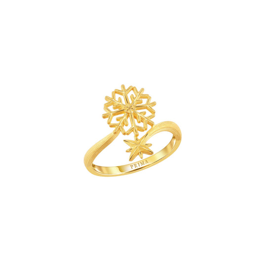 [Pre-Order] PRIMA 24K Gold Ring Snowflake Collection