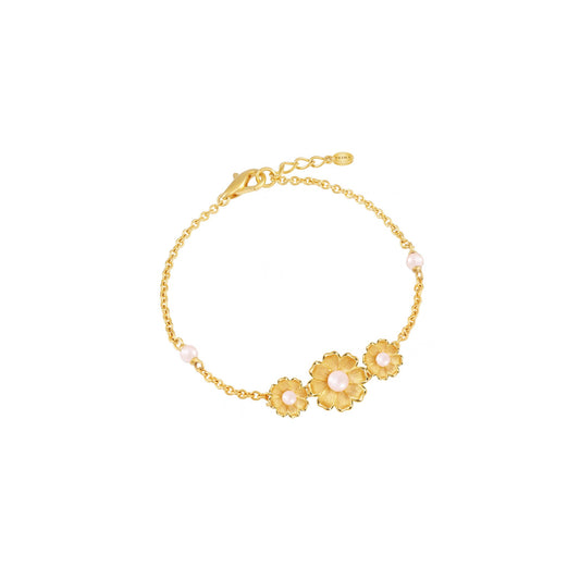 [Pre-Order] PRIMA 24K Gold Bracelet Daisy Collection