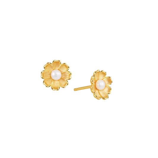 [Pre-Order] PRIMA 24K Gold Earrings Daisy Collection