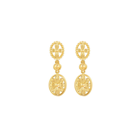 [Pre-Order] PRIMA 24K Gold Earrings Flora Collection